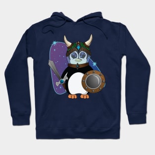 Viking Space Penguin Hoodie